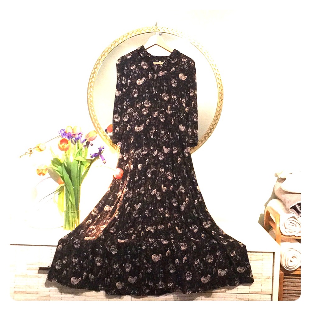 Zara | Floral Maxi Dress - Size S